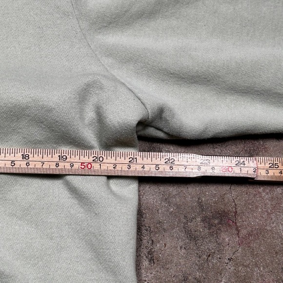 Vintage Mint Green Floral Embroidered Sweatshirt - Picture 5 of 6